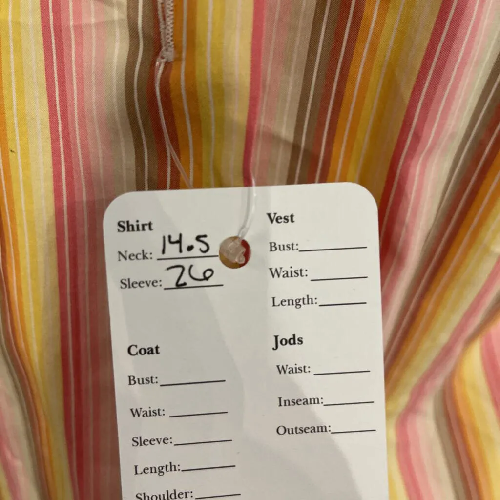 Show Season Multi Colored Striped Shirt