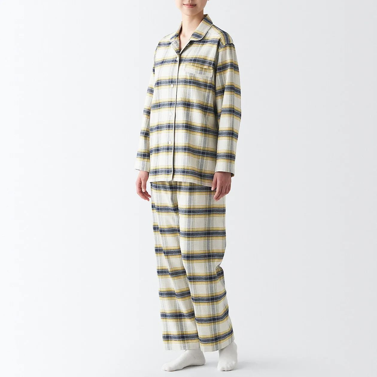 Side Seamless Flannel Pyjamas