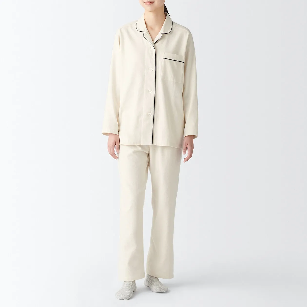 Side Seamless Flannel Pyjamas