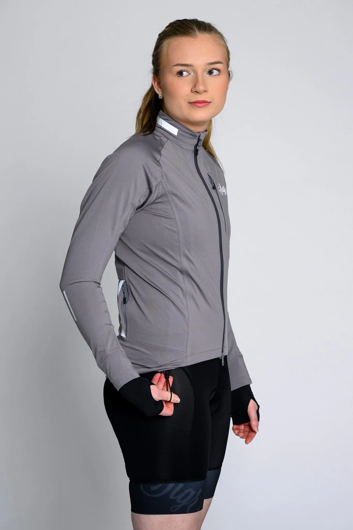 Sköld Women's Titanium Grey Shell Cycling Jacket