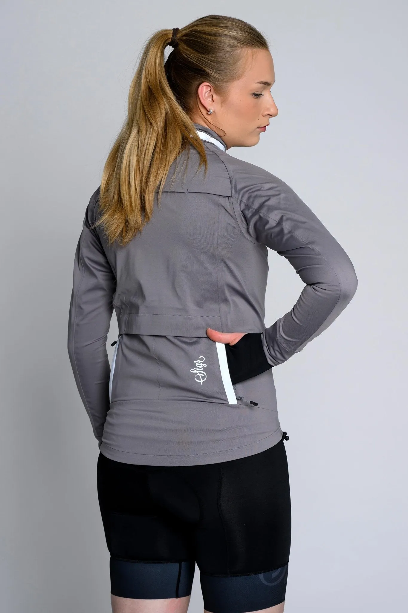 Sköld Women's Titanium Grey Shell Cycling Jacket