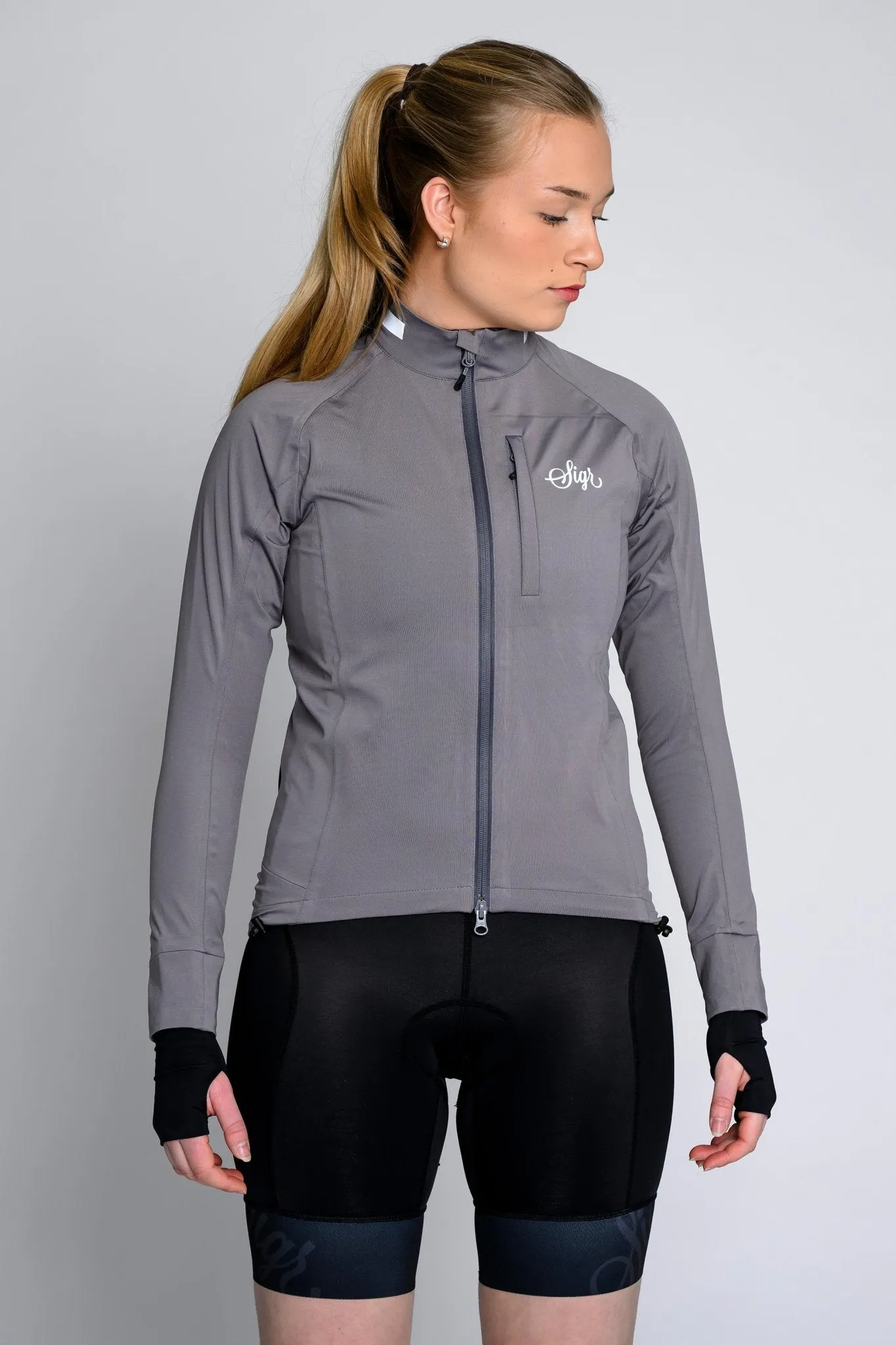 Sköld Women's Titanium Grey Shell Cycling Jacket