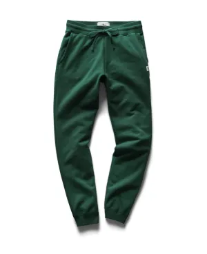 Slim Sweatpant Midweight Terry British Racing Green