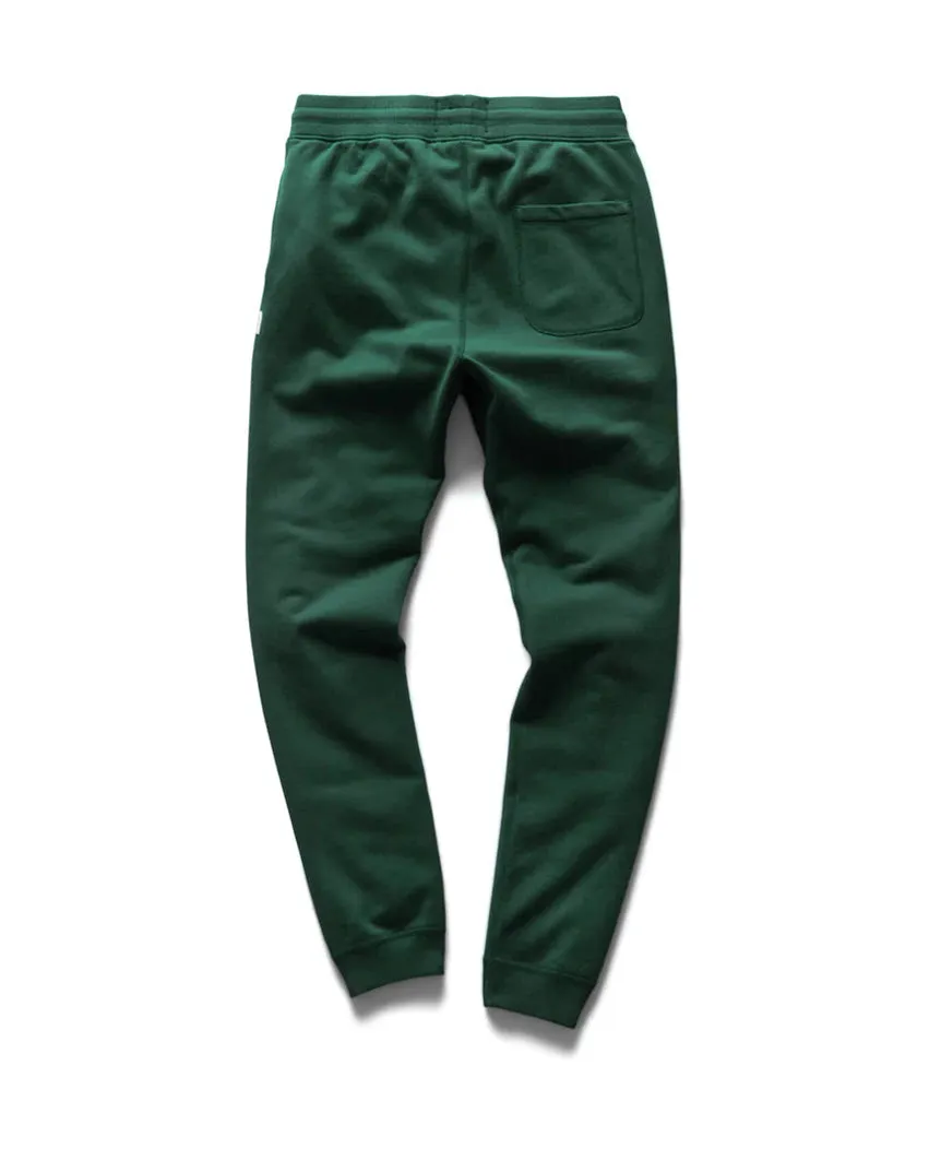Slim Sweatpant Midweight Terry British Racing Green
