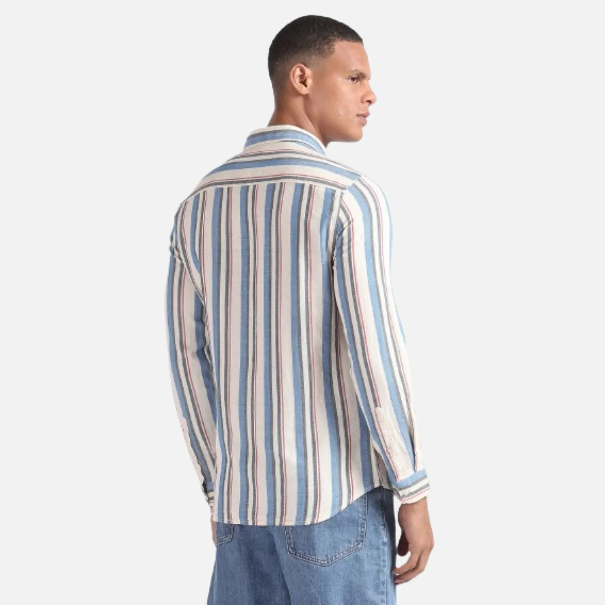 Slub Striped Dobby Shirt