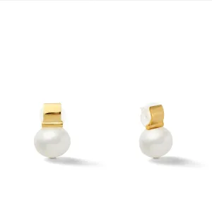 Smooth   Classic Pebble Pearl Posts Medium