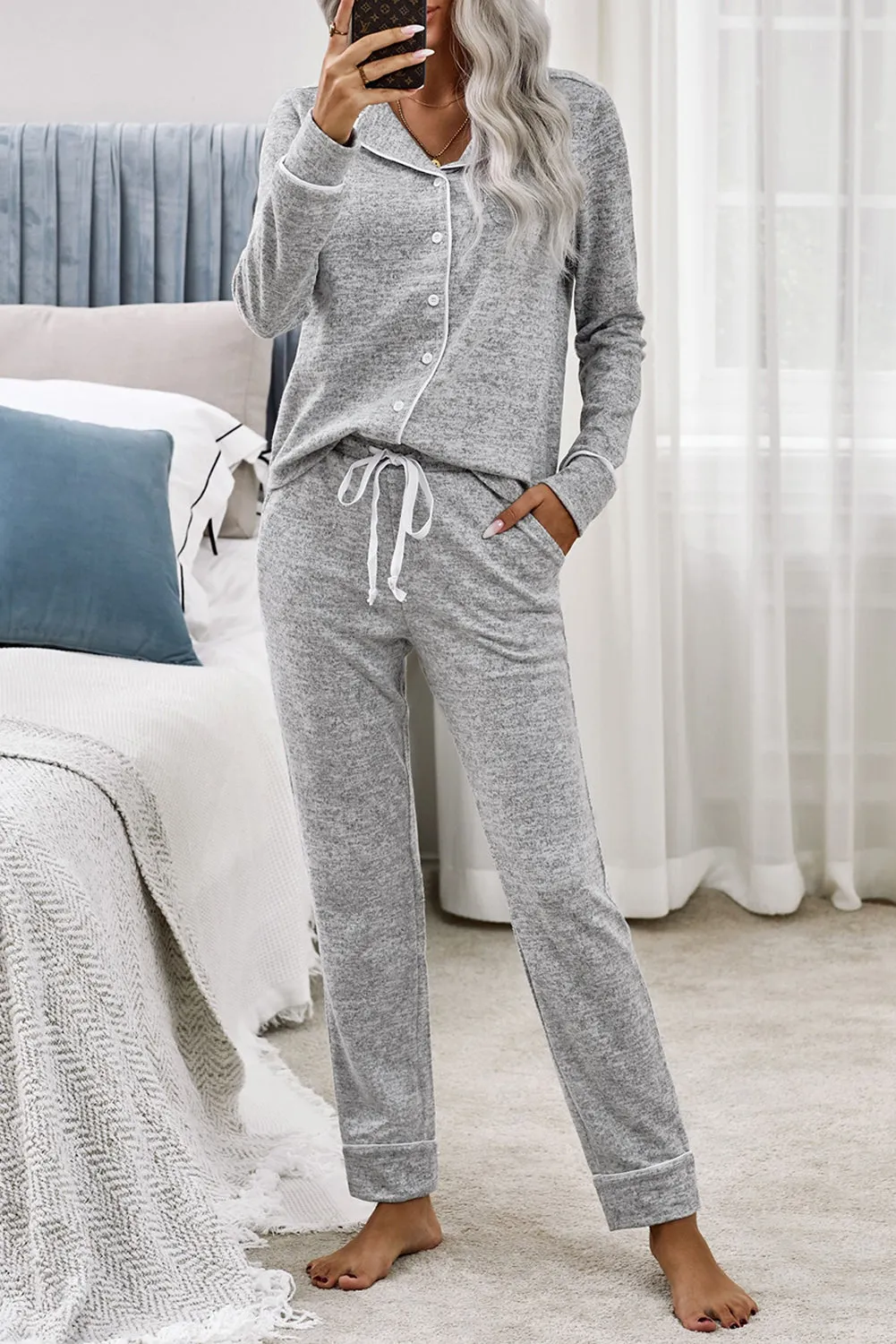 Sound Asleep Button Pajama Set