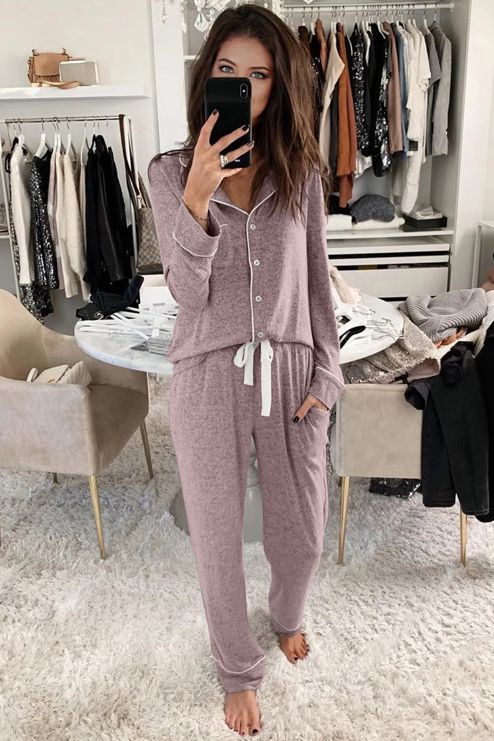 Sound Asleep Button Pajama Set