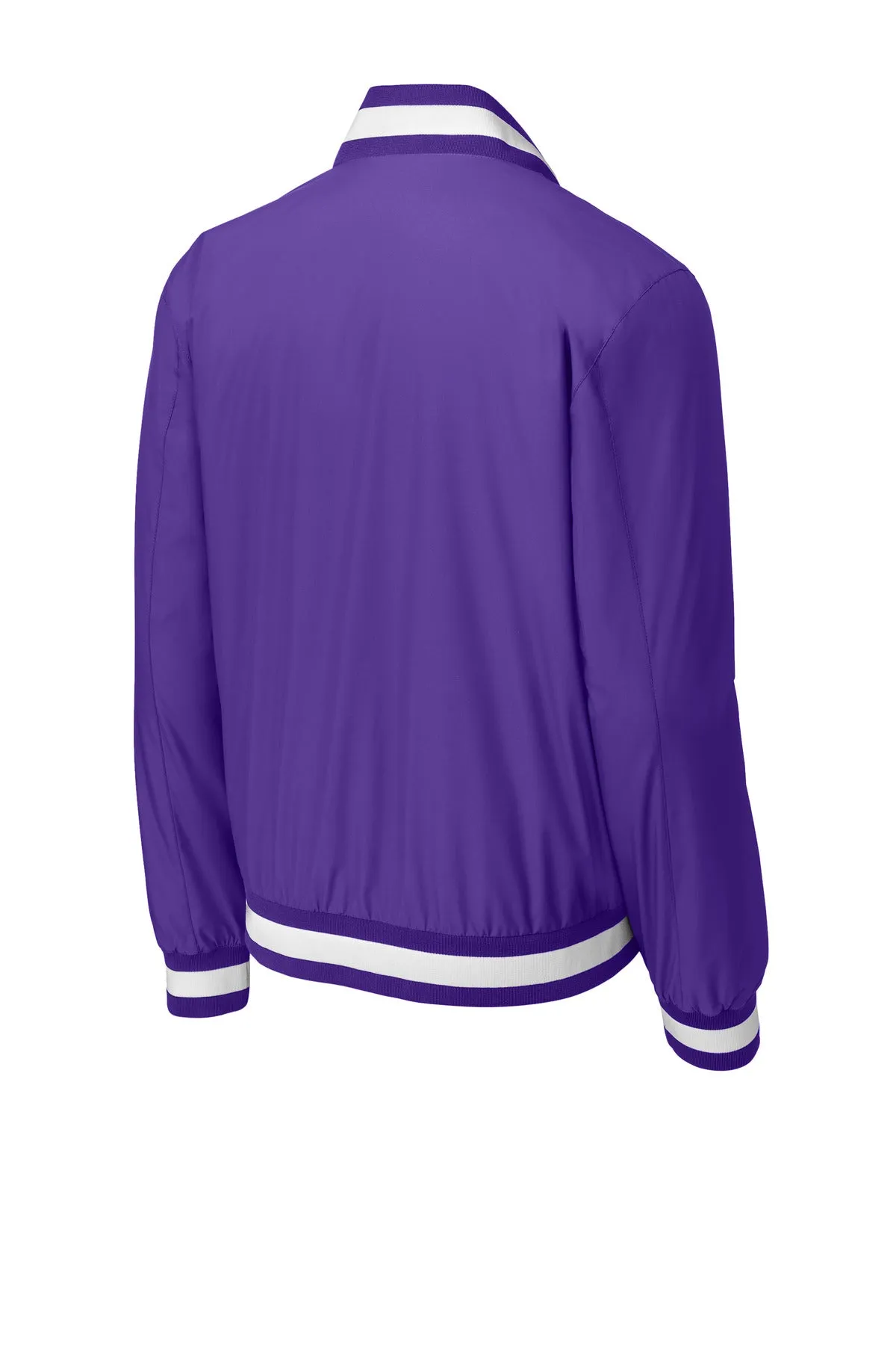 Sport-Tek Insulated Varsity Jacket JST58 Purple