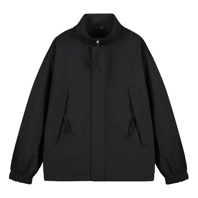 Stain-Resistant Zip-Up Rain Coat for Men
