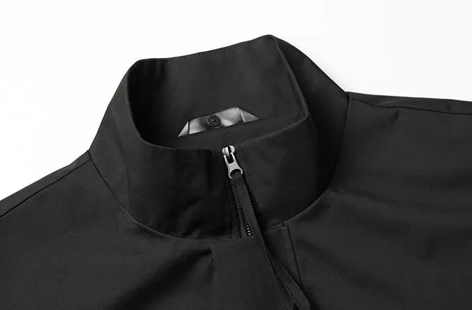 Stain-Resistant Zip-Up Rain Coat for Men
