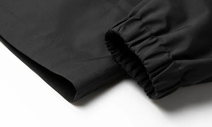 Stain-Resistant Zip-Up Rain Coat for Men