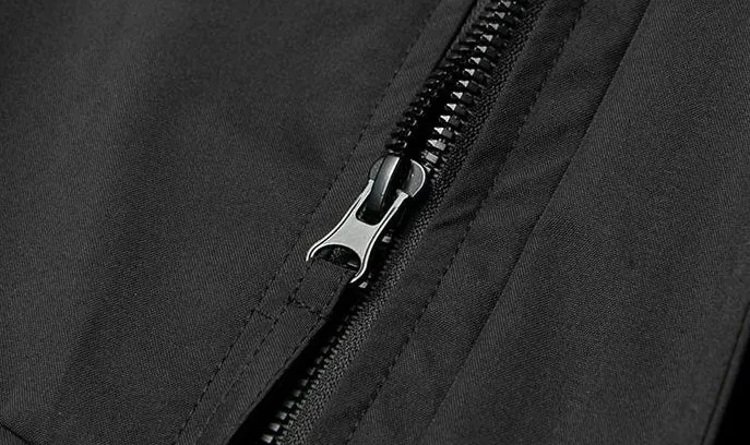 Stain-Resistant Zip-Up Rain Coat for Men