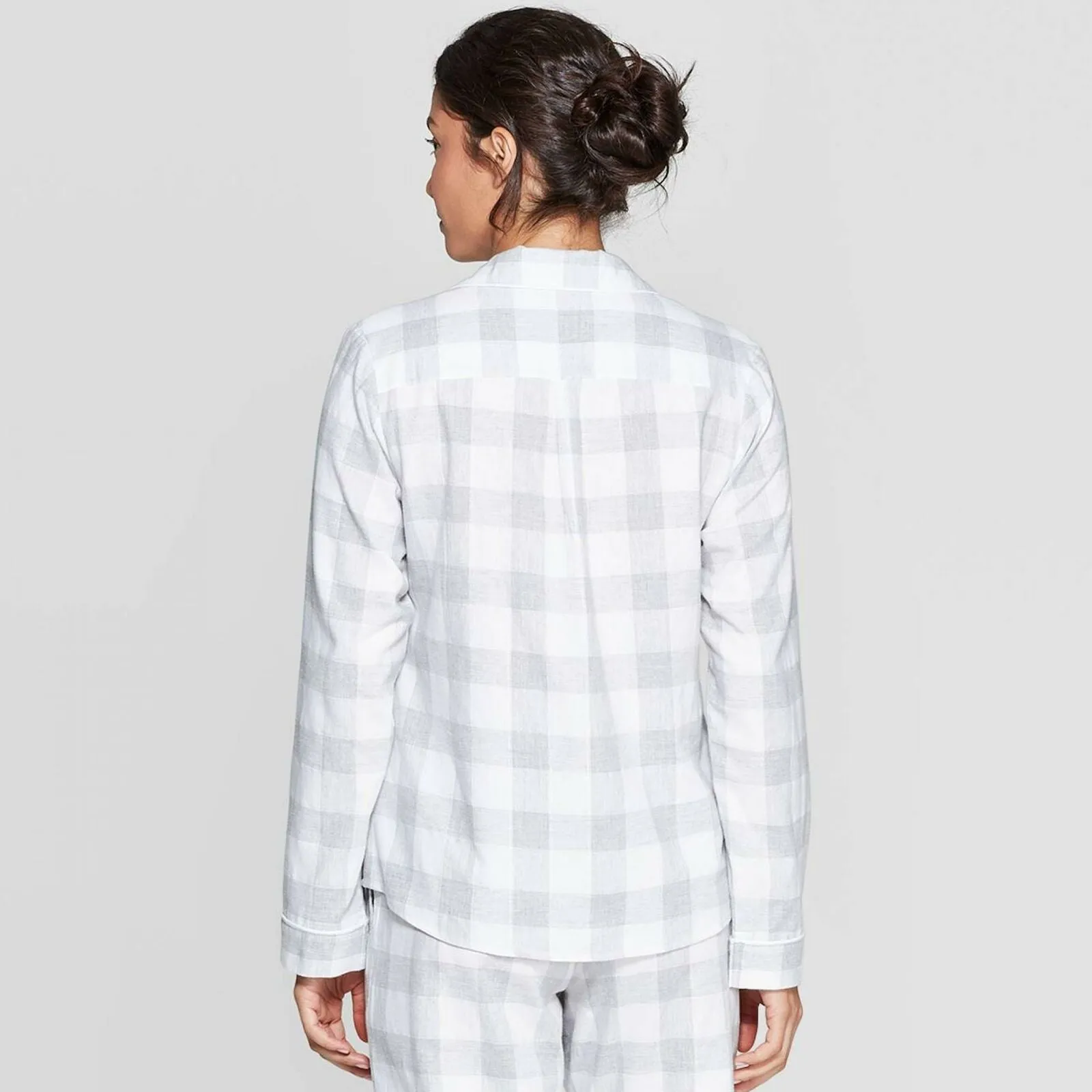 Stars Above Women's Plaid Perfectly Cozy Flannel Pajama Top