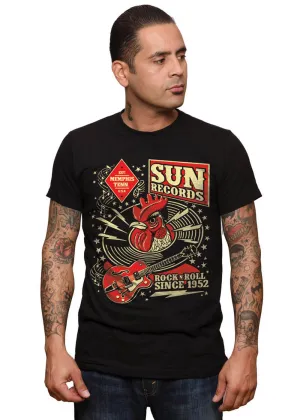 Steady Clothing Men's Sun Records Hop T-Shirt Black