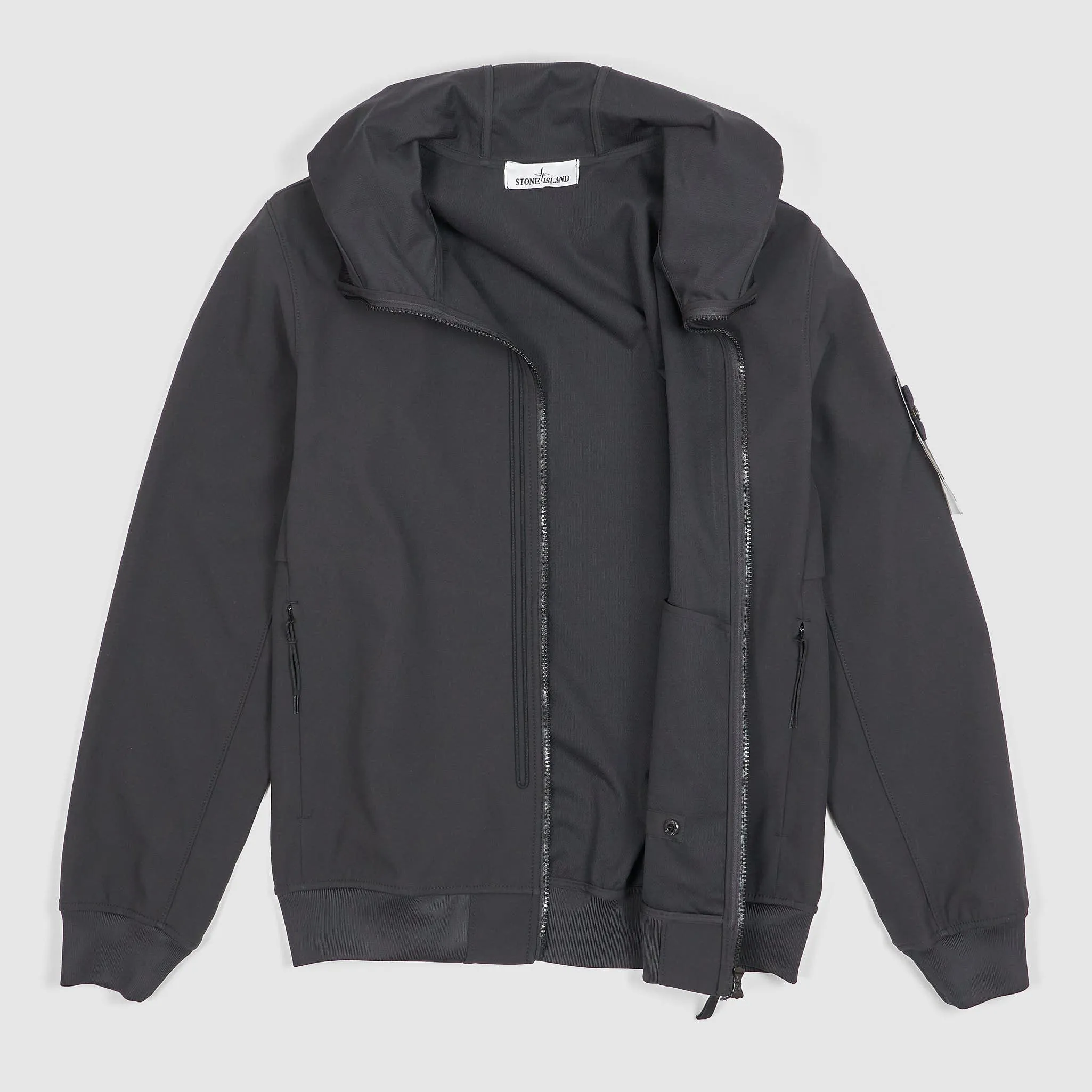 Stone Island Soft Shell-R Hooded Light Softshell Jacket