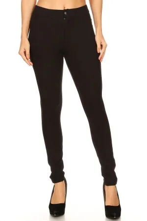 Stretch Knit Skinny Pants
