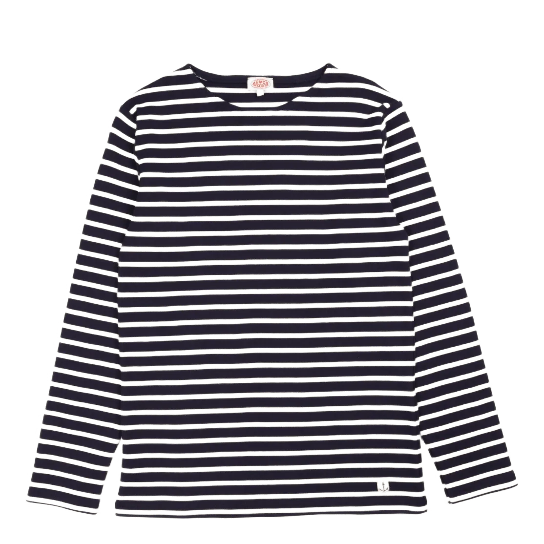 Striped Breton Shirt "houat" Navire Navy/ Nature