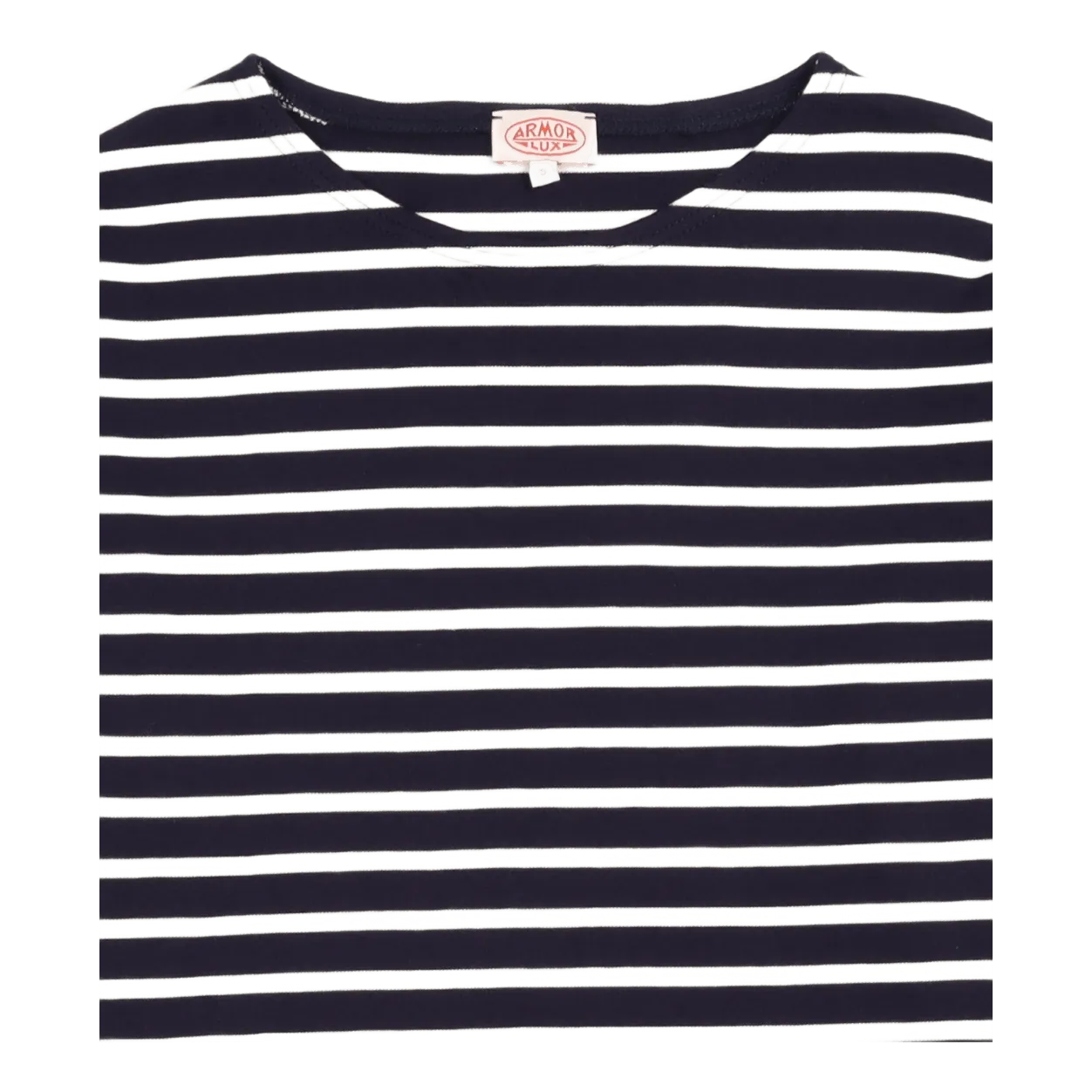 Striped Breton Shirt "houat" Navire Navy/ Nature