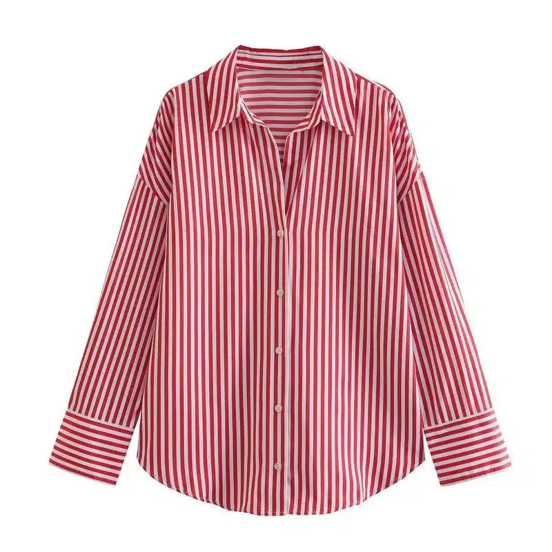 Striped Button-Up Shirts