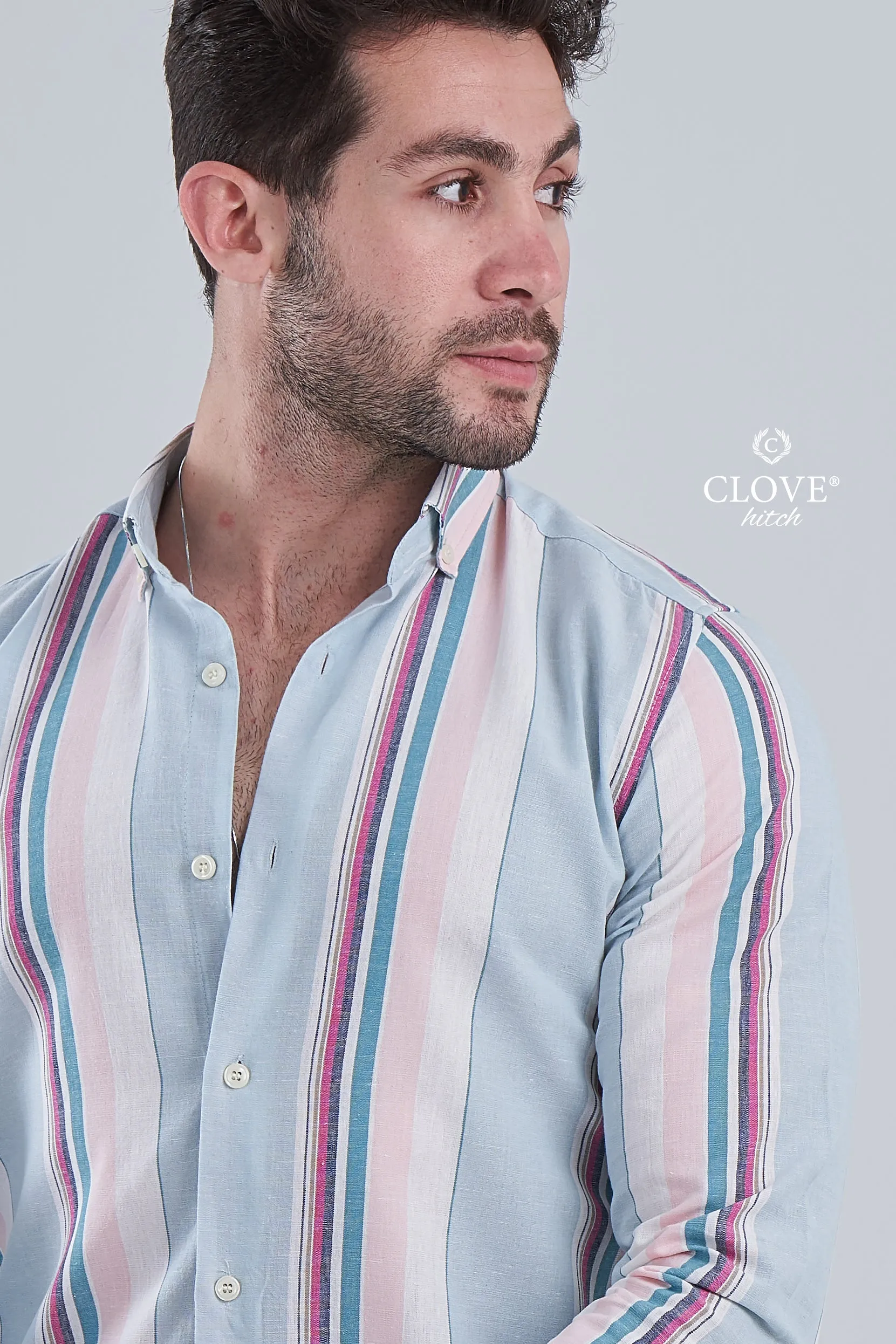 Striped Linen Shirt - Multicolors
