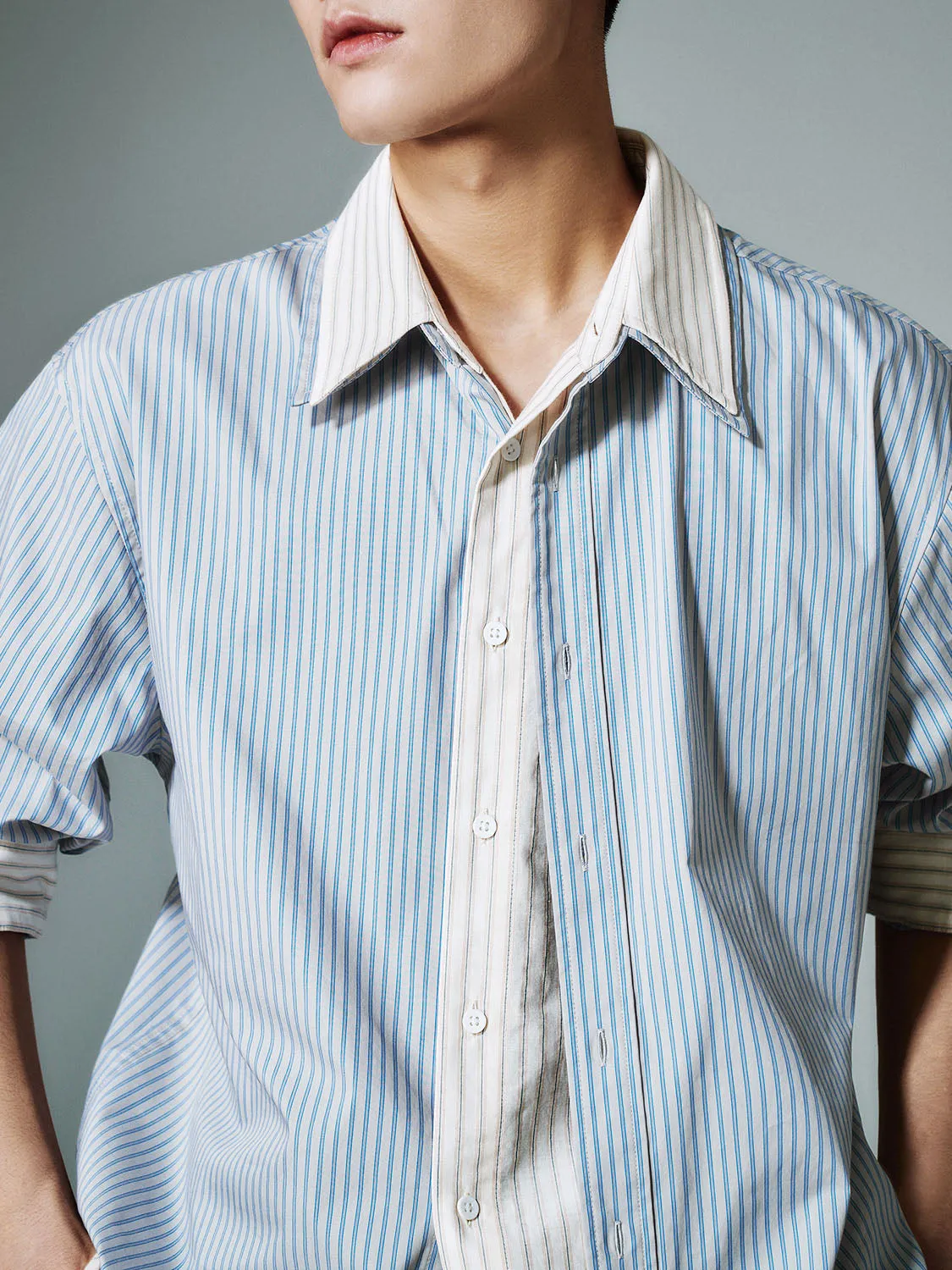 Striped Loose Shirts