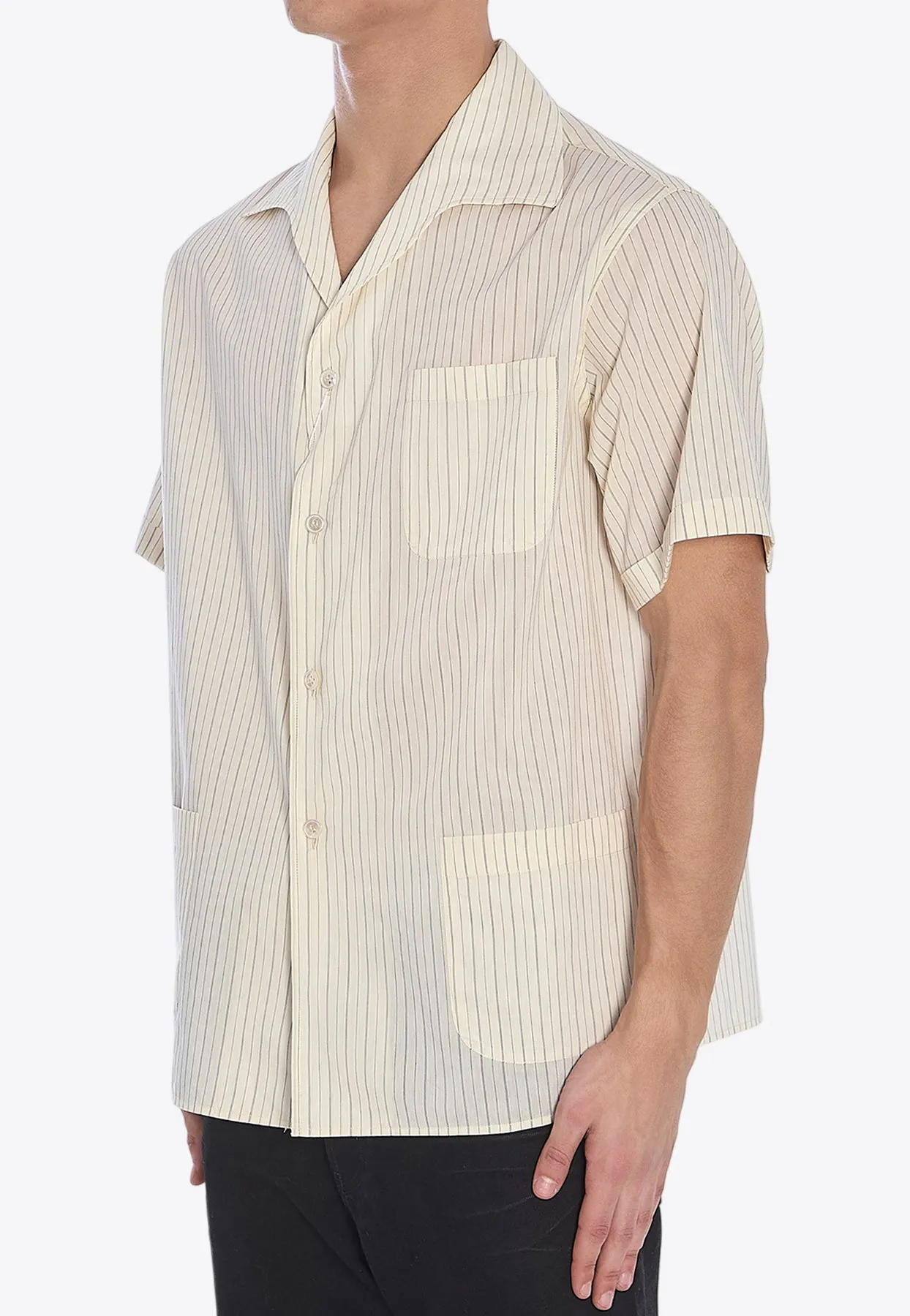 Striped Short-Sleeved Shirt