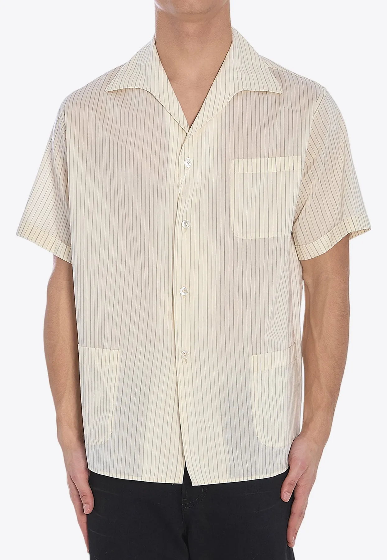 Striped Short-Sleeved Shirt