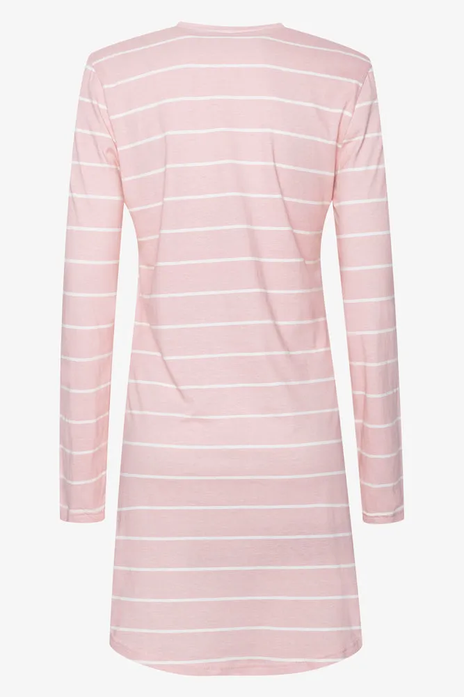 Striped Sleepshirt Pink