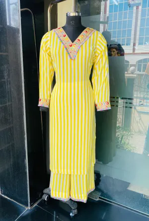 Stripes Summer Suit