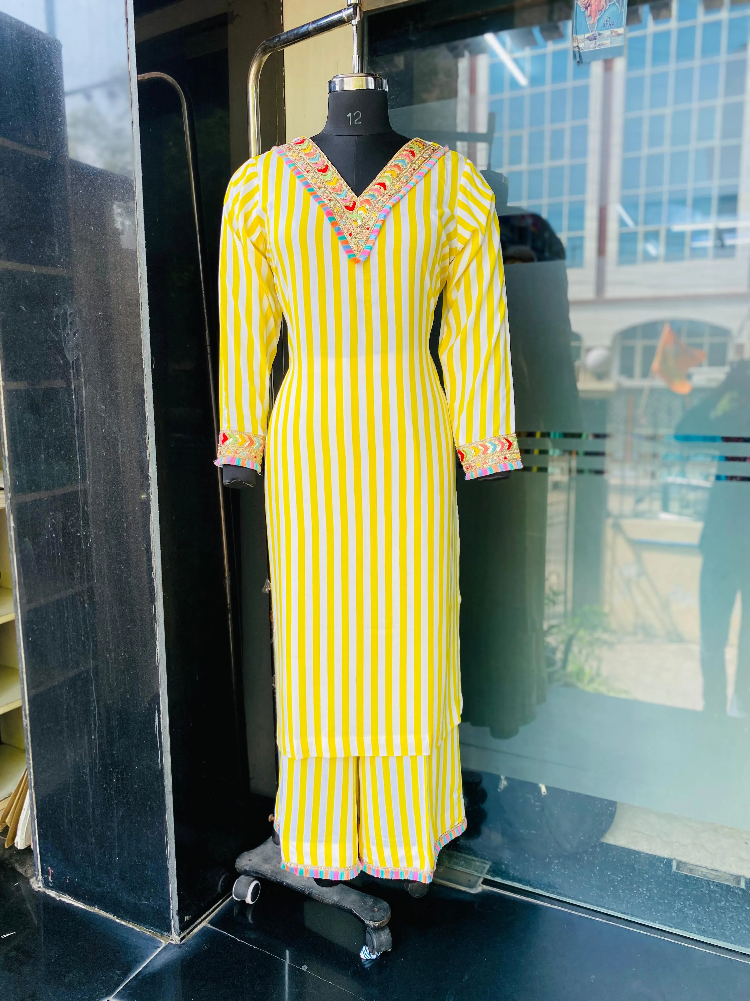 Stripes Summer Suit