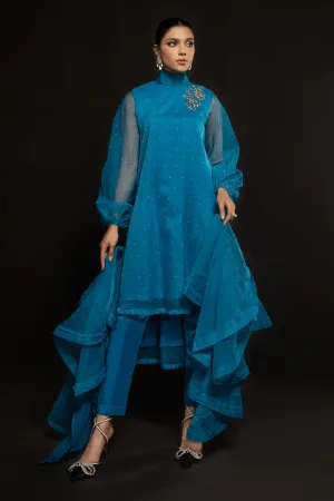 Suit Blue SF-W22-52 | Maria B Ready to Wear