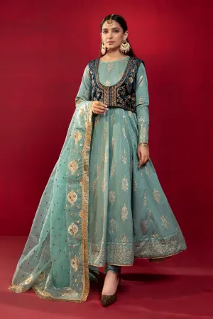 Suit Sky Blue SF-W22-05 | Maria B Ready to Wear