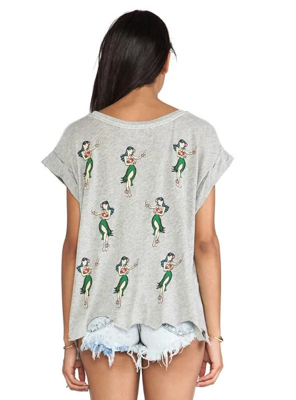 T-SHIRTS PRINTED CREW NECK SHORT SLEEVE