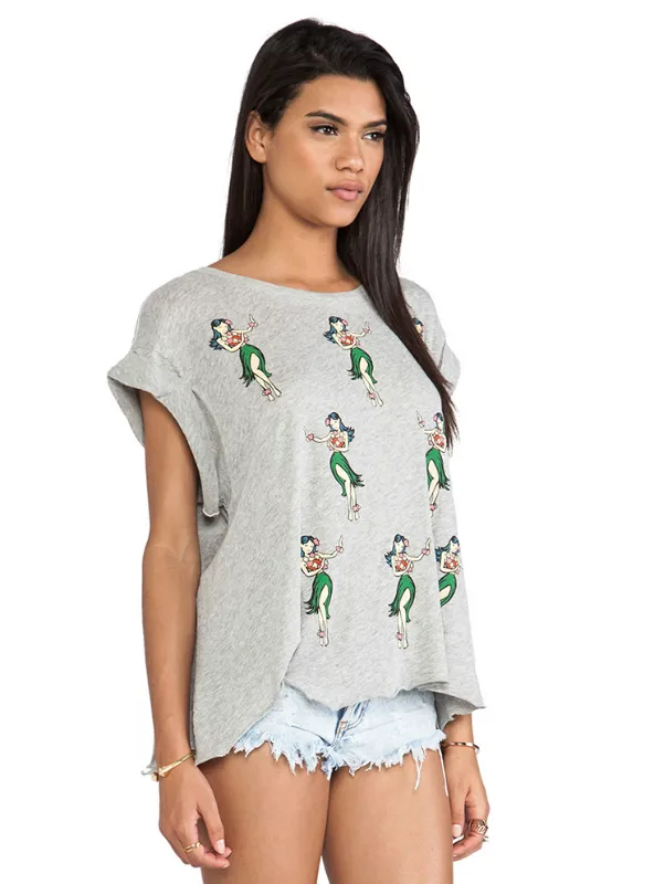 T-SHIRTS PRINTED CREW NECK SHORT SLEEVE