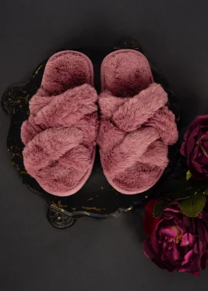 Taisha Slippers in Plum