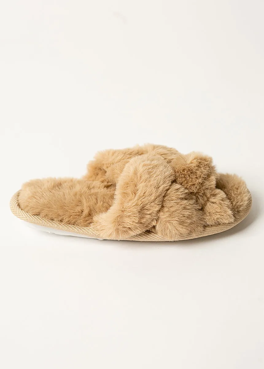 Taisha Slippers in Taupe