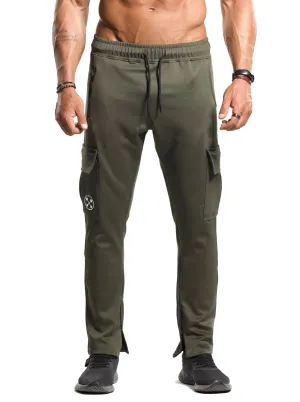Tapered Cargo Zip Joggers - UPG [Olive Green]