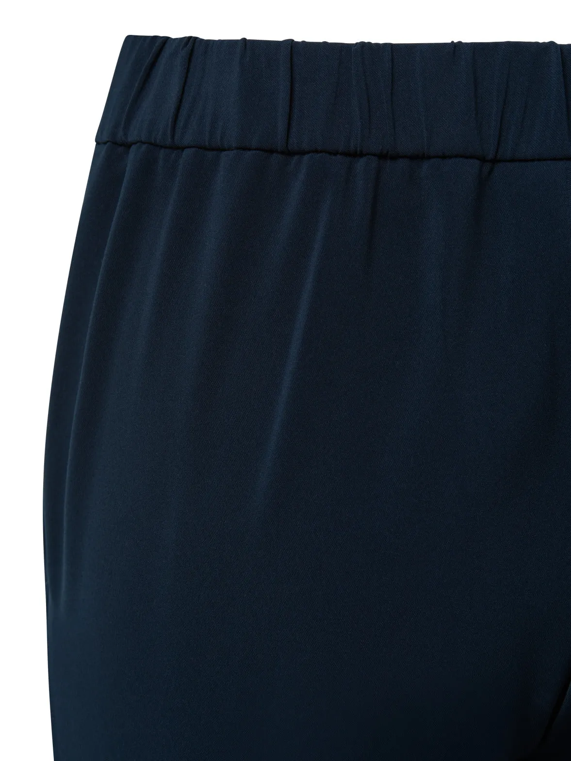 Tapered Crêpe Pants with Slits