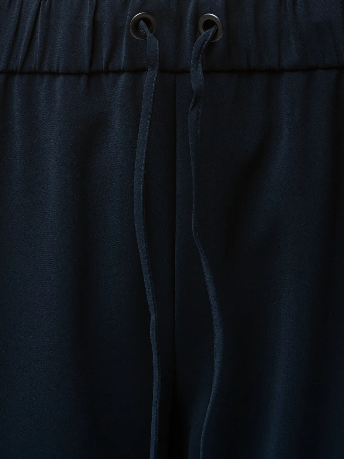 Tapered Crêpe Pants with Slits