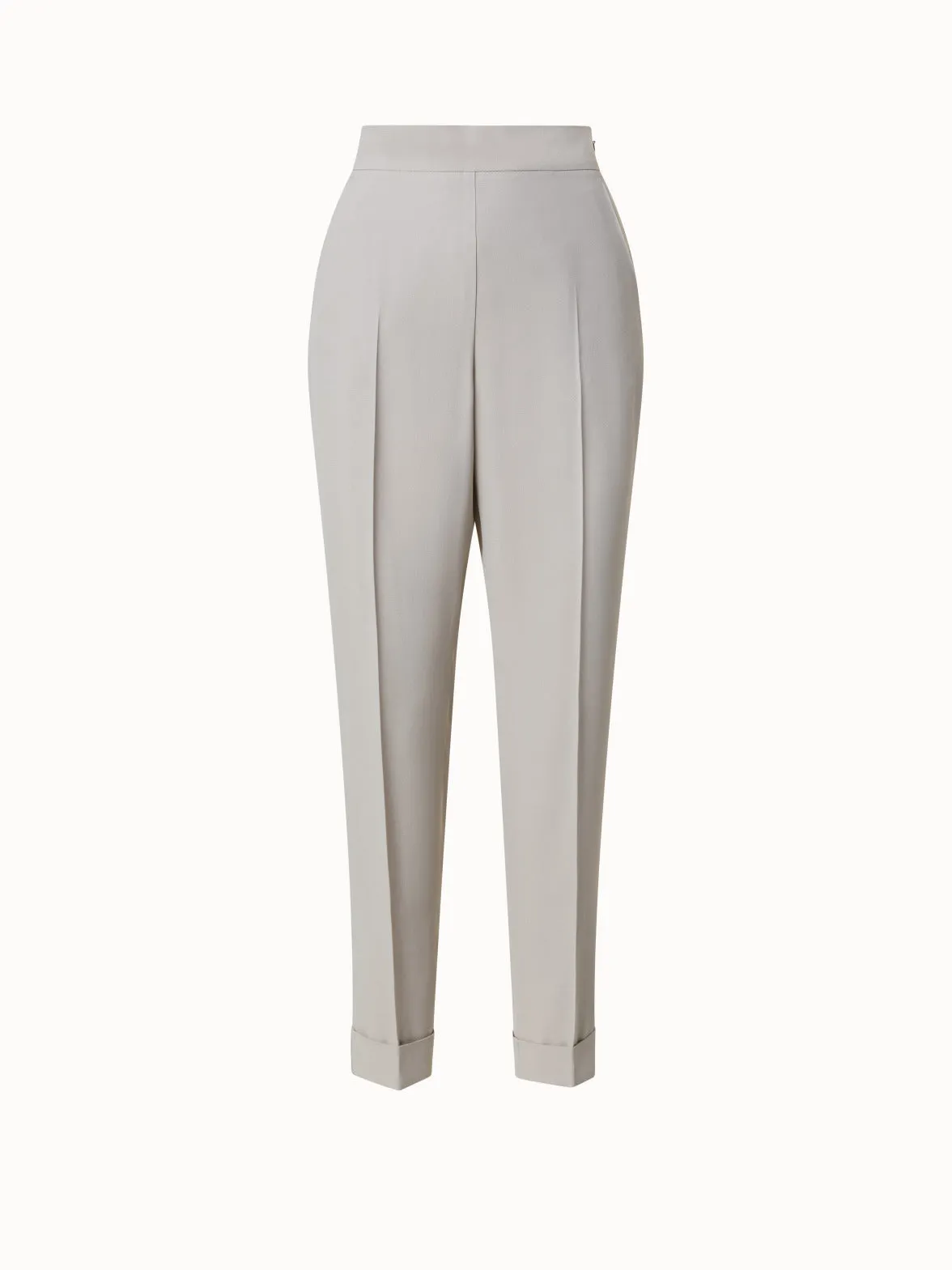 Tapered Crêpe Pants