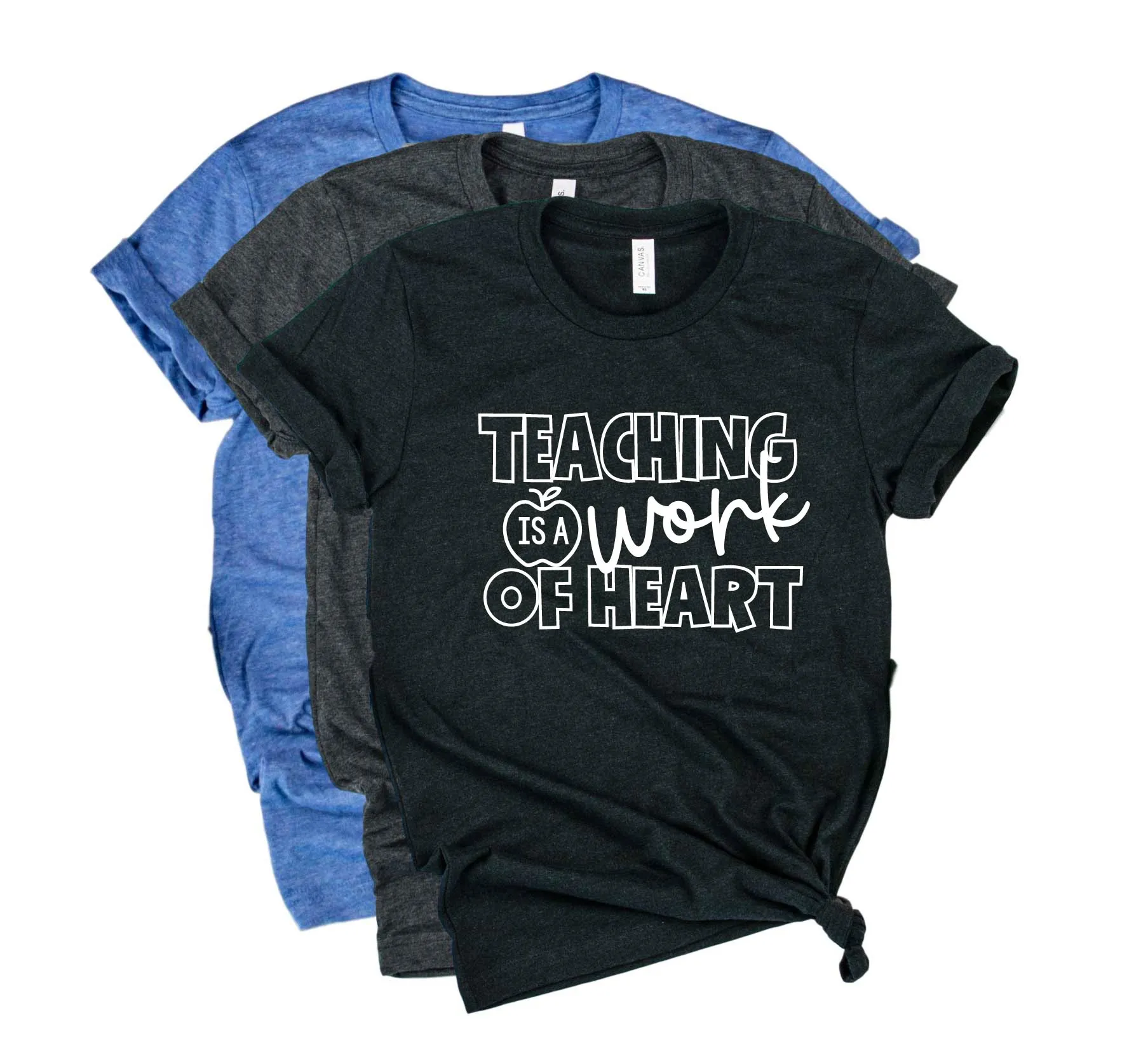 Teaching Is A Work Of Heart Shirt | Teacher Shirt | Unisex Crew