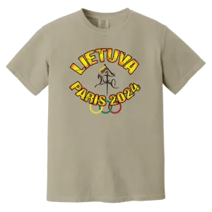 Team Lietuva 2024 Vytis - Men/Women Unisex Soft-Washed Comfort Cotton Short Sleeve T-Shirt