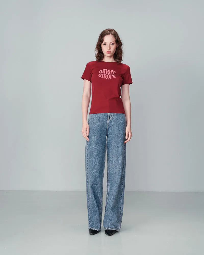 TEESHIRT BORDEAUX NICOLETTE