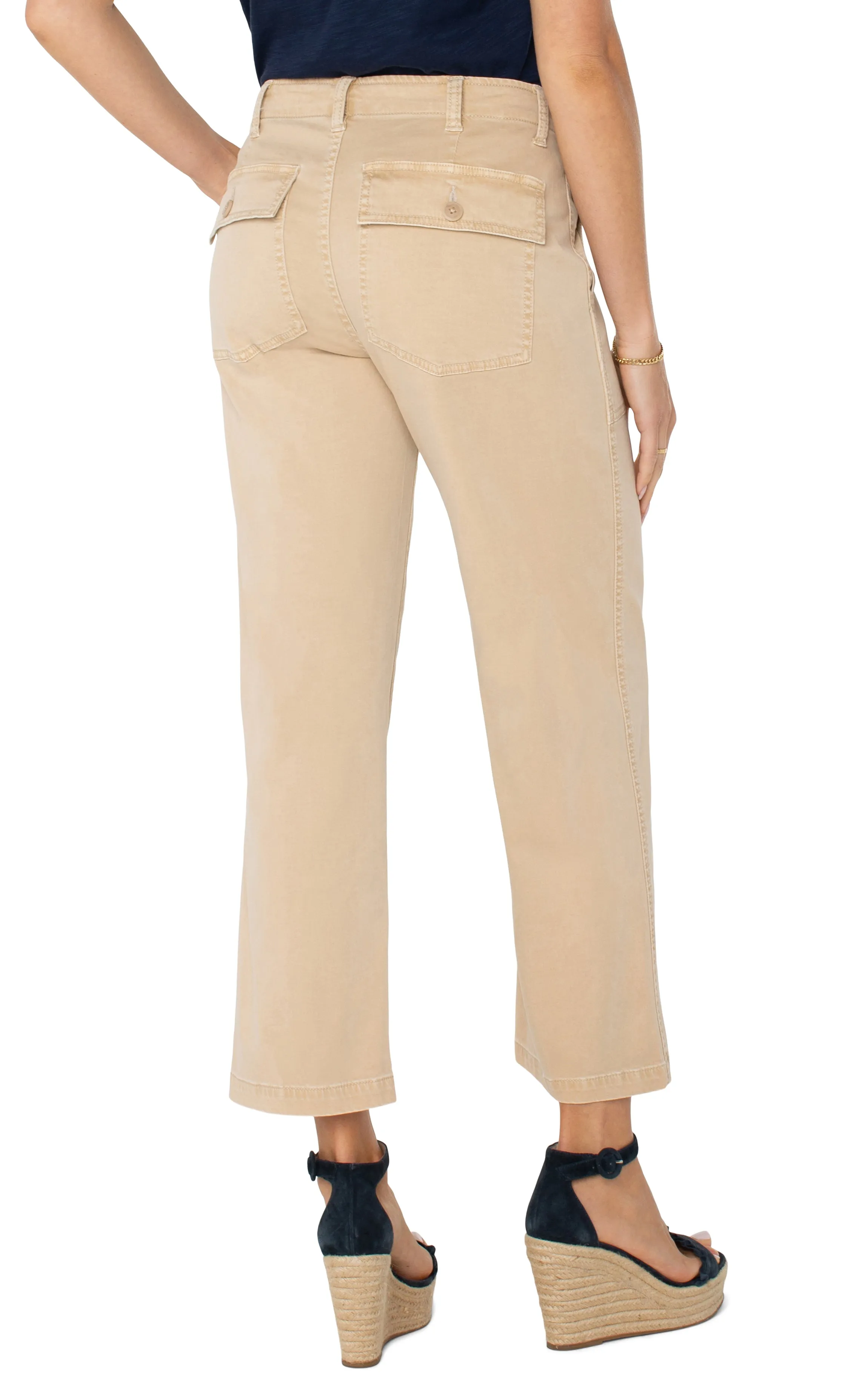 The Drea Cargo Crop Wide Leg Pants