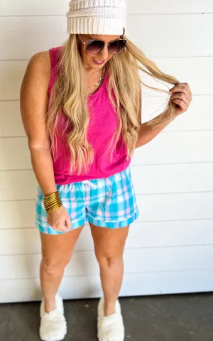 The Elizabeth Jammie Shorts Teal**