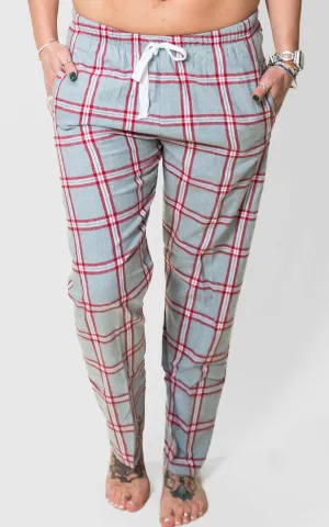 The Jessica Jammie Pants  Red Oxford** - Final Sale