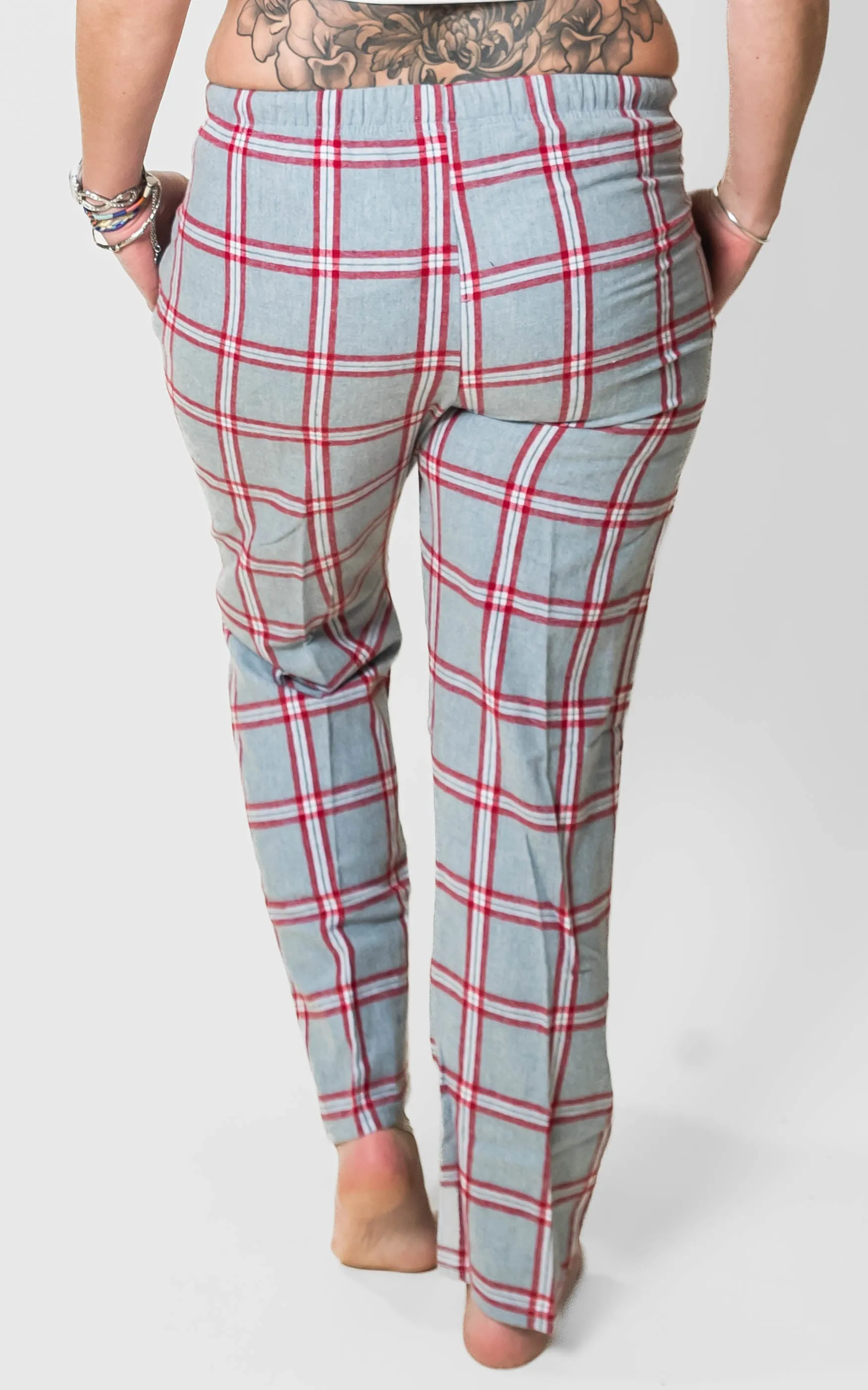 The Jessica Jammie Pants  Red Oxford** - Final Sale