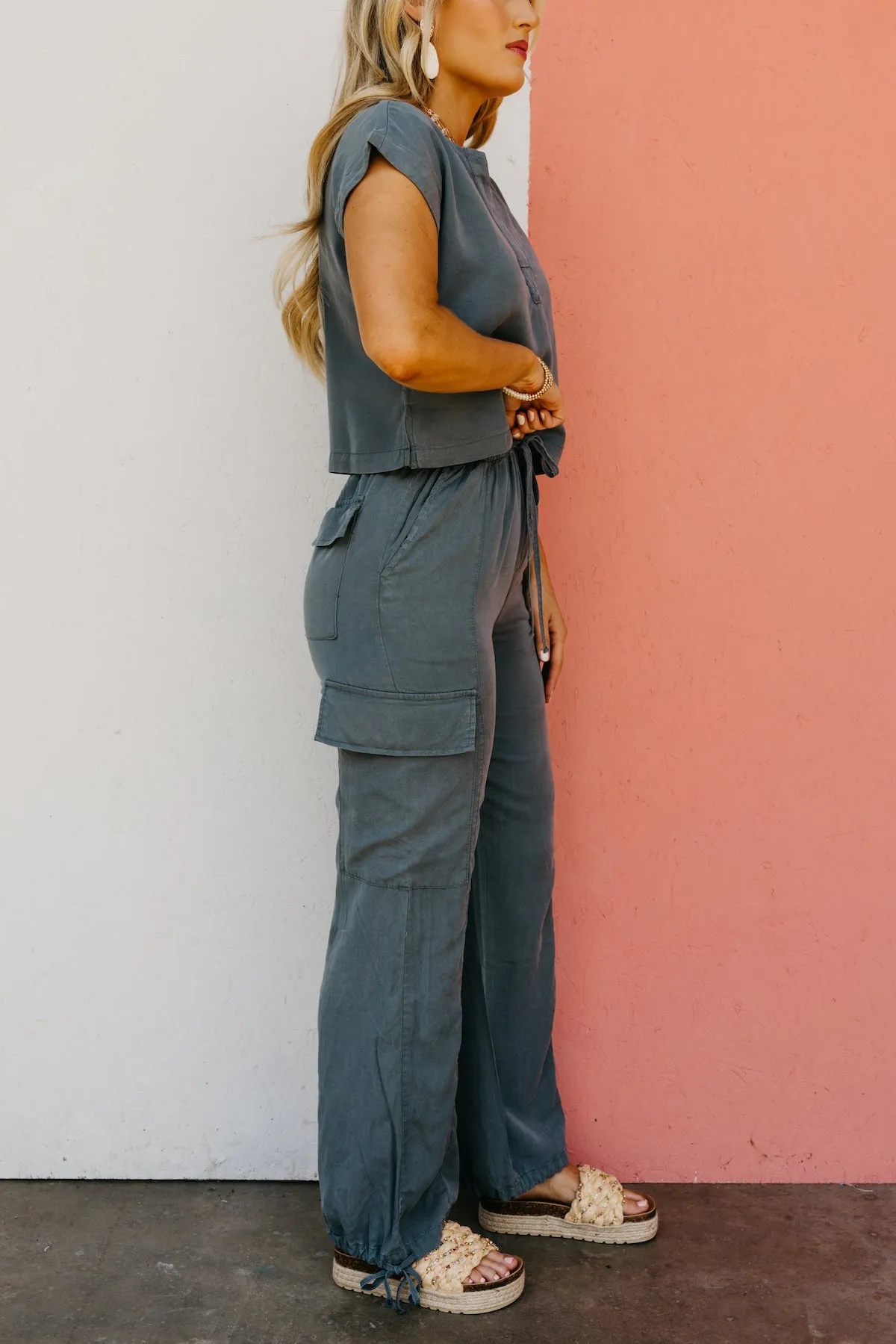 The Kara Drawstring Cargo Pants