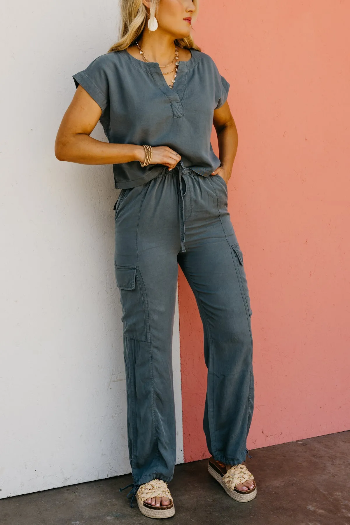 The Kara Drawstring Cargo Pants
